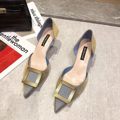 Novi model ženskih sandala sa metalnim ukrasom - kopčom