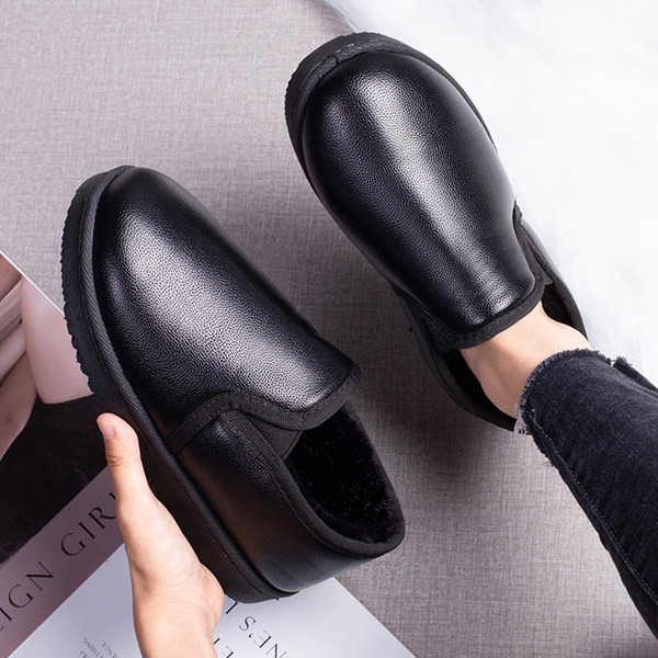 Ženske casual cipele s toplom postavom i gumicom