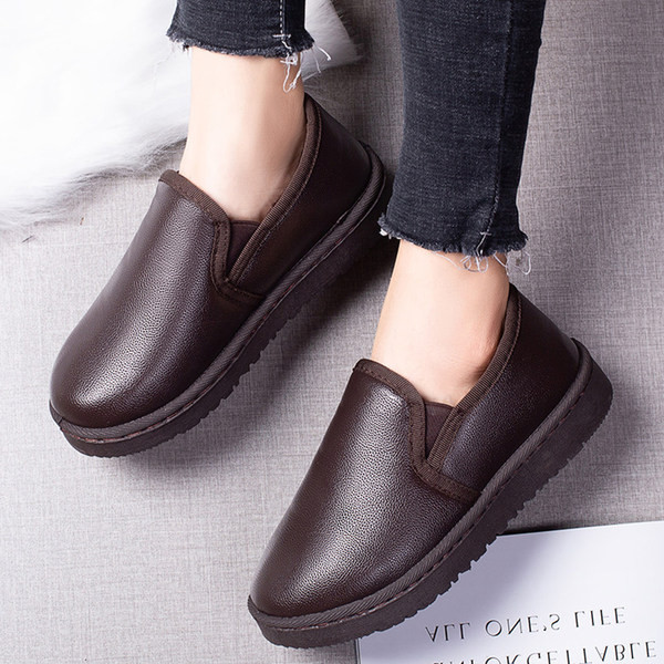 Ženske casual cipele s toplom postavom i gumicom