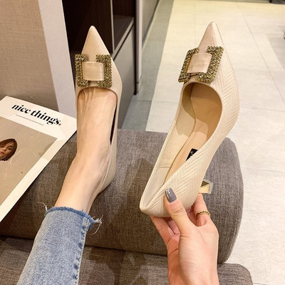 Moderni model cipela na špic s kopčom