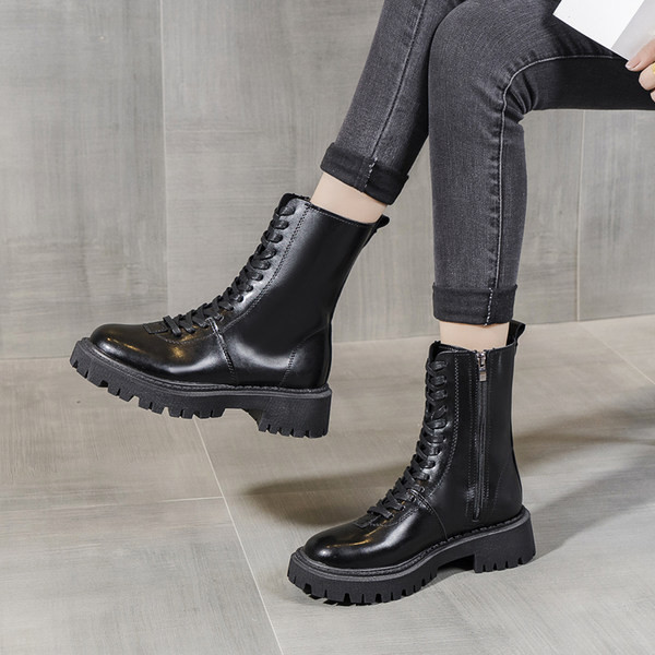 Ženske kubanke s vezicama i grubim potplatom