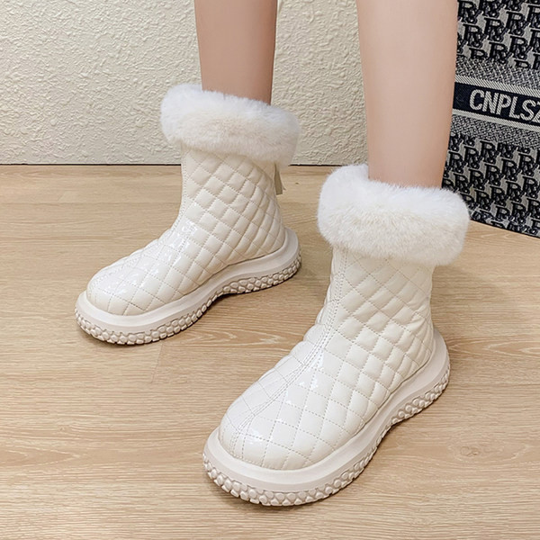 Ženske čizme od eko kože sa perom i ravnim đonom