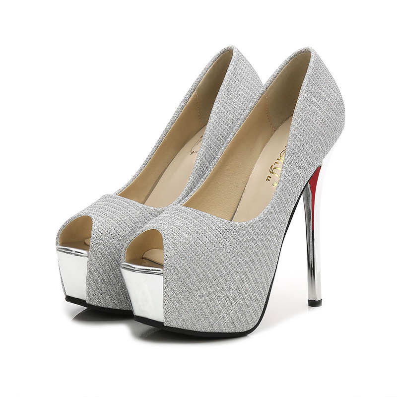 Elegantne ženske cipele na tanku petu od 14 cm u dvije boje