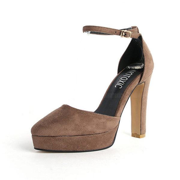 Ženske cipele s visokom petom i remenom