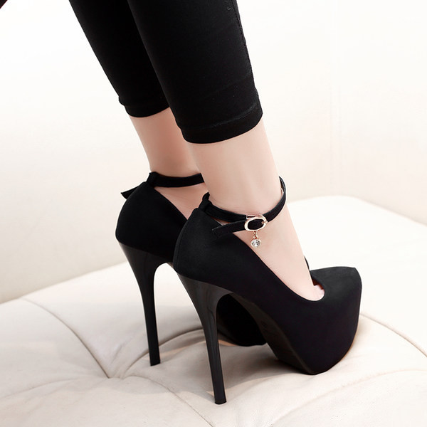Visoke ženske cipele sa petom od 14 cm i platformom