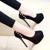 Ženske moderne cipele na petu 14cm u dva modela