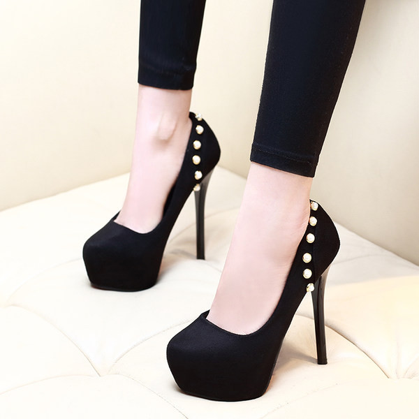 Ženske moderne cipele na petu 14cm u dva modela