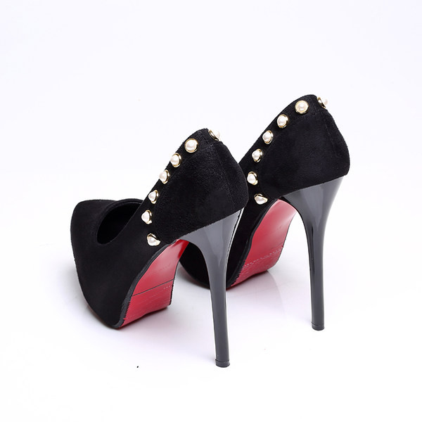 Ženske moderne cipele na petu 14cm u dva modela