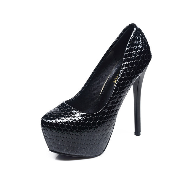 Ženske cipele na visoku petu - dvije boje