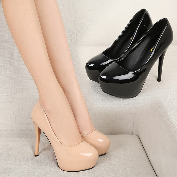 Ženske lakirane cipele sa petom 10 cm