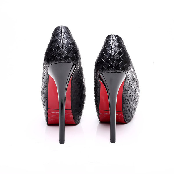 Ženske zatvorene cipele na visoku petu 12 cm