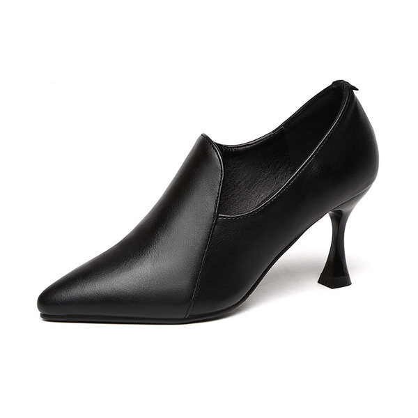 Ženske casual cipele od eko kože sa petom od 5 cm