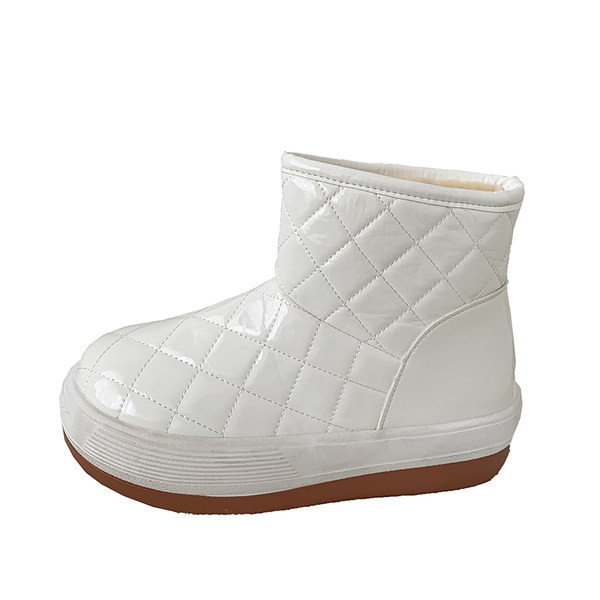 Дамски боти с висока подметка и топла подплата няколко цвята