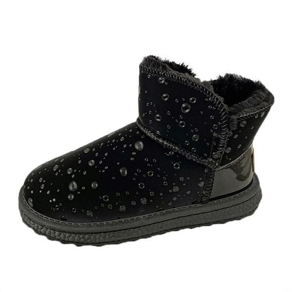 Ženske čizme s toplom postavom - ravni potplat