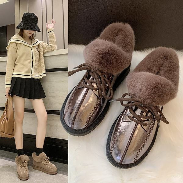 Дамски боти с топла подплата - два модела