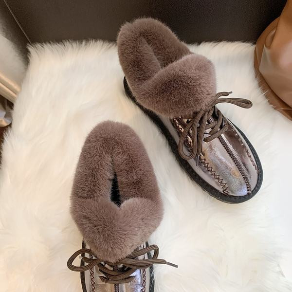 Дамски боти с топла подплата - два модела