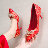 Elegantne ženske cipele u nekoliko modela sa biserima i kamenčićima