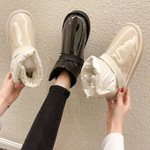 Ženske lakirane čizme na čičak