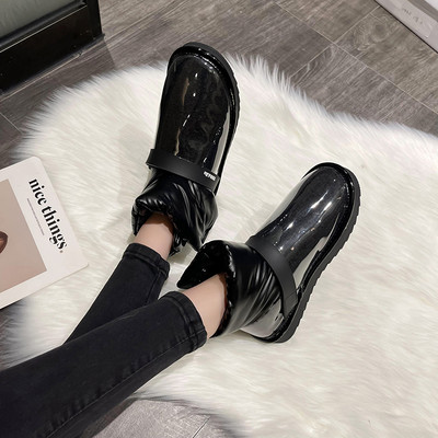 Ženske lakirane čizme na čičak