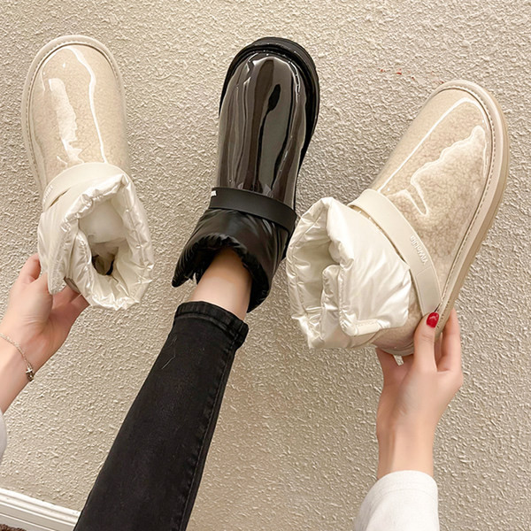 Ženske lakirane čizme na čičak