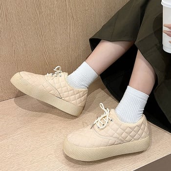 Γυναικεία χειμερινά sneakers με ζεστή φόδρα σε τρία χρώματα