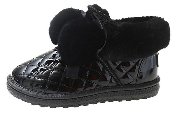 Ležerne lakirane čizme s eko paperjem za žene