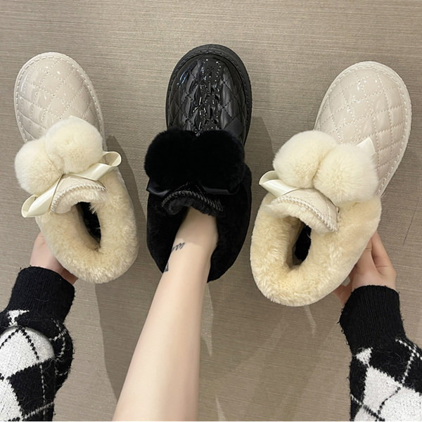 Ležerne lakirane čizme s eko paperjem za žene