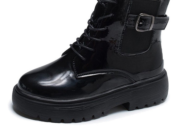 Ženske moderne čizme od eko kože sa kopčom u dva modela