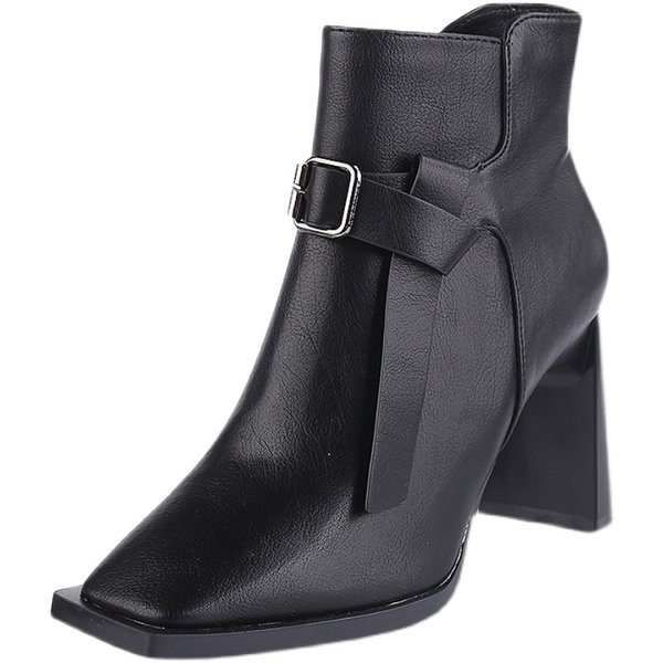 Ženske cipele sa patentnim zatvaračem i petom u tri boje