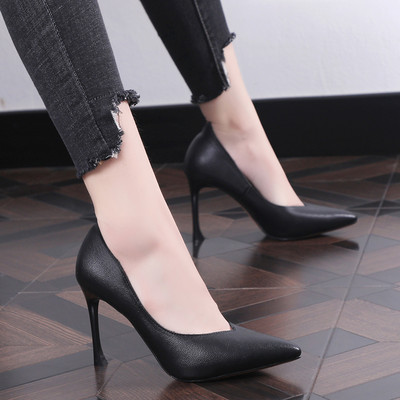 Novi model ženskih cipela od eko kože sa visokom petom od 10 cm