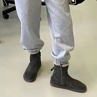 Ženske antilop čizme sa toplom postavom - dvije boje