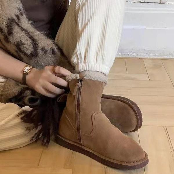 Ženske antilop čizme sa toplom postavom - dvije boje