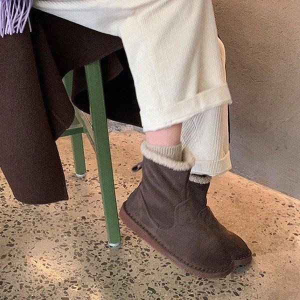 Ženske antilop čizme sa toplom postavom - dvije boje