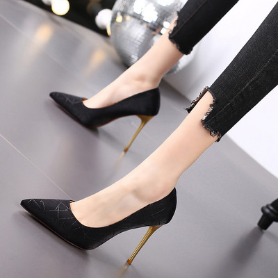 Ženske cipele na špic sa petom od 8 cm