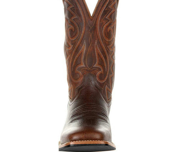 Ανδρικές έκο δερμάτινες μπότες στρογγυλεμένο μοντέλο