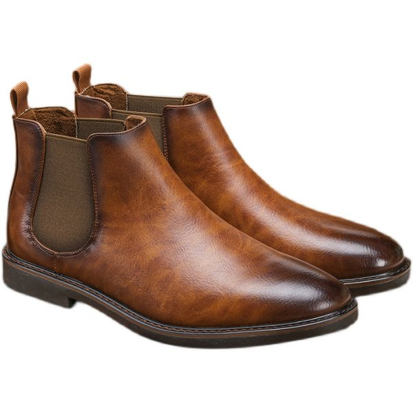 Muške čizme od čiste eko kože model sa elastikom