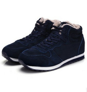 Ležerne muške čizme s donjom postavom - crne i plave