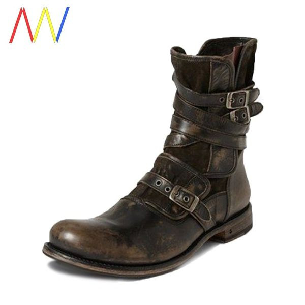 Vyriški laisvalaikio odiniai batai su sagtimis ir užtrauktuku