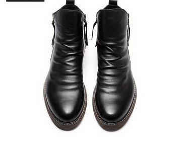 Muške kožne cipele sa patentnim zatvaračem u više boja