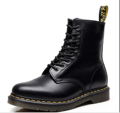 Мъжки боти с връзки и еко кожа