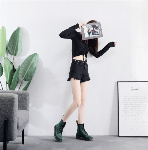 Мъжки боти с връзки и еко кожа