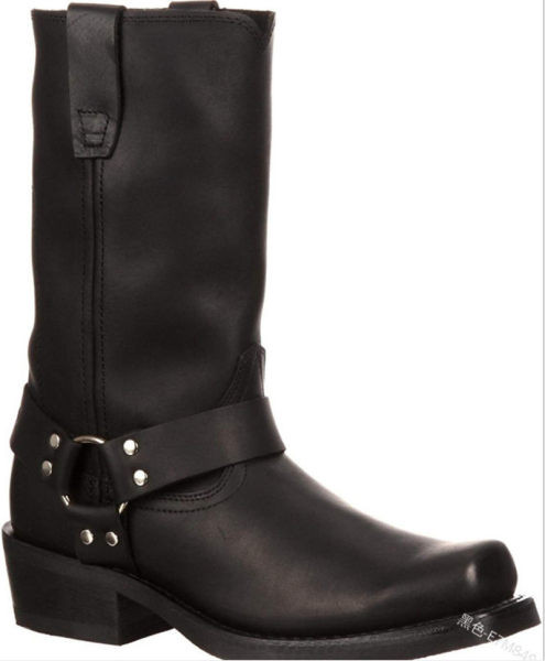 Novi model muških kožnih čizama na petu