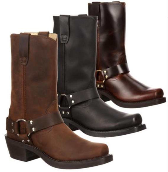 Novi model muških kožnih čizama na petu