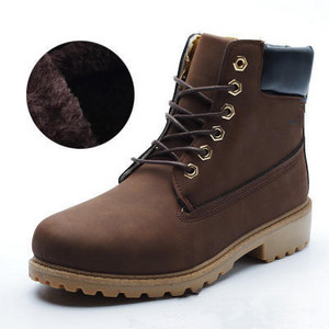Ανδρικές χειμερινές μπότες με κορδόνια και ζεστή φόδρα - πολλά χρώματα