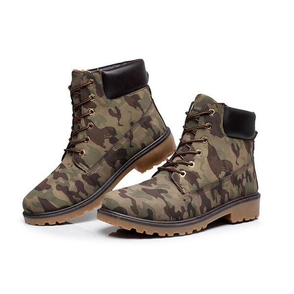 Ανδρικές χειμερινές μπότες με κορδόνια και ζεστή φόδρα - πολλά χρώματα