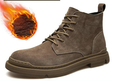 Ανδρικά φθινοπωρινά μποτάκια από eco suede