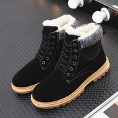 Zimske muške čizme s toplom postavom