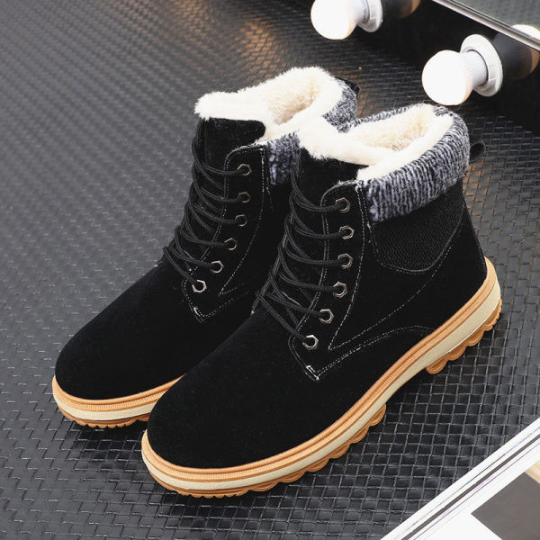 Zimske muške čizme s toplom postavom