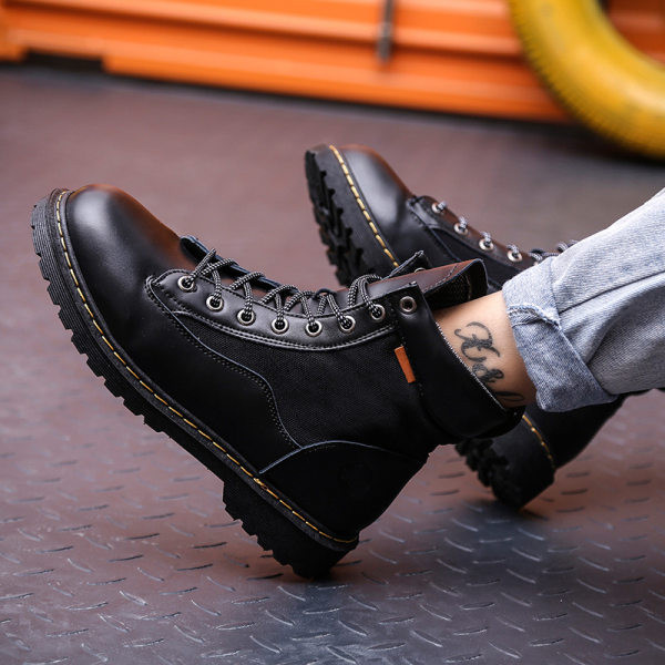 Мъжки кубинки с връзки за зимата