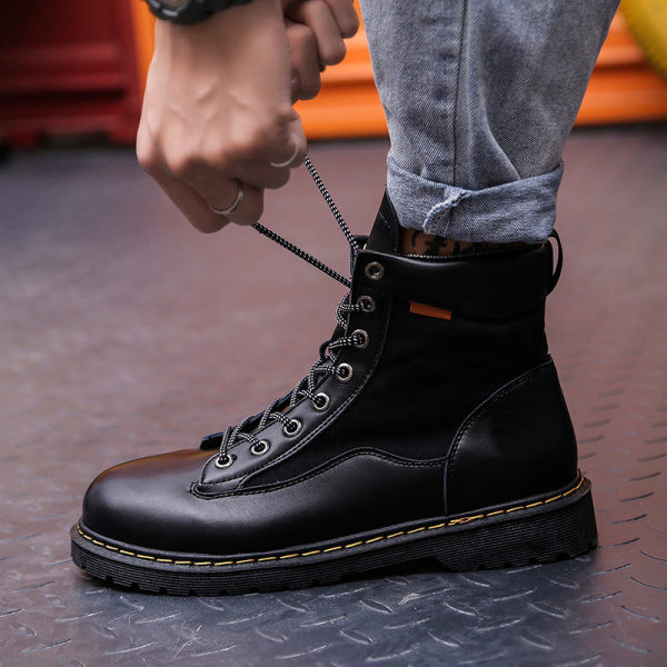 Мъжки кубинки с връзки за зимата